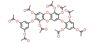 Diphlorethohydroxycarmalol nonaacetate